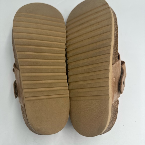 Taos Women’s Tan Leather Toe Loop Thong Size 7- 7.5 - Picture 6 of 10